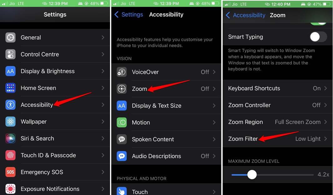 zoom-filter-settings