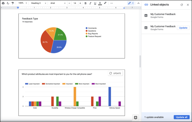LinkedObjectsSidebar-GoogleFormsEmbedResponseChart