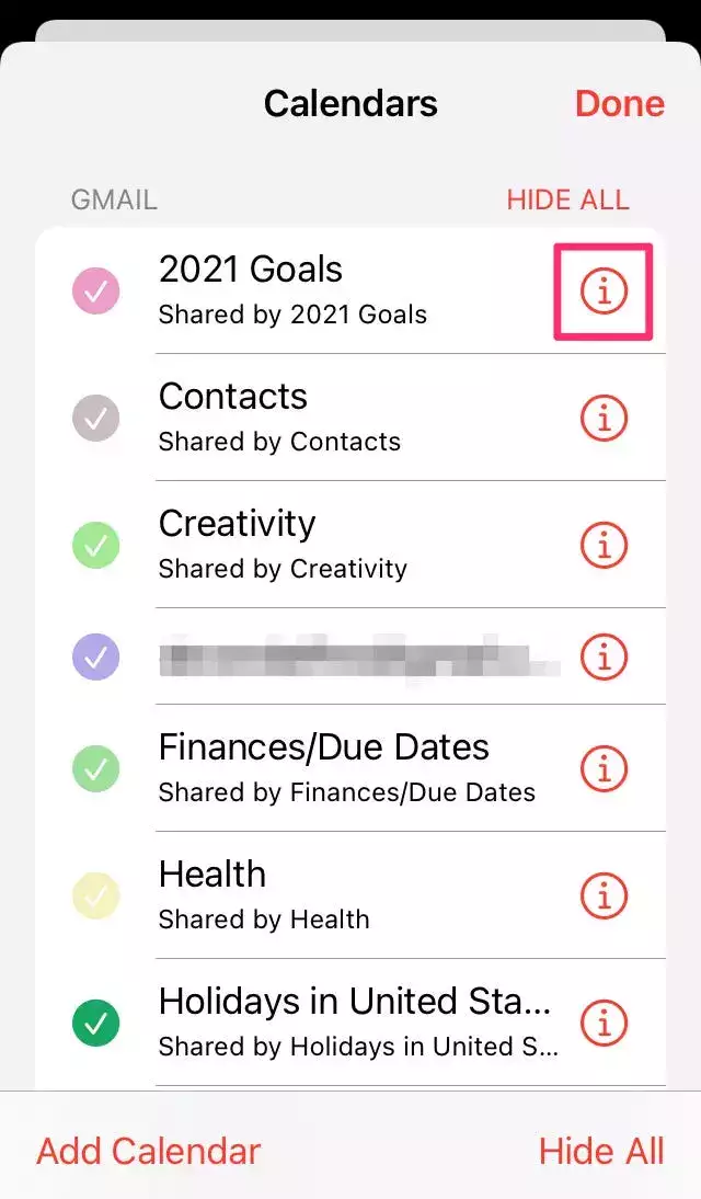 如何在 iPhone 上删除日历事件或拒绝共享事件