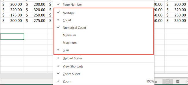 SelectedValues-ExcelStatusBarCopy