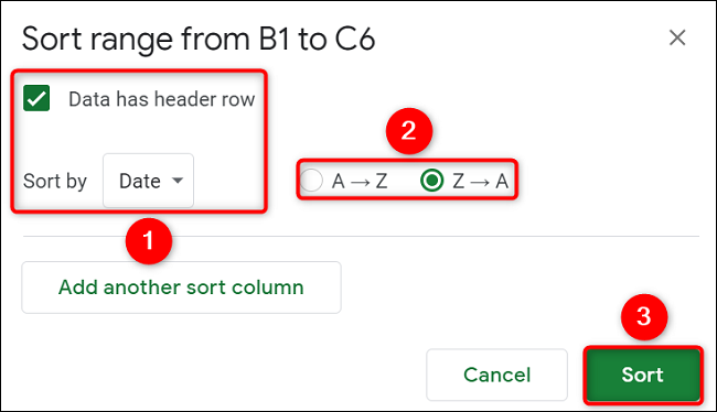 如何按日期对 Google 表格进行排序 如何按日期对 Google 表格进行排序