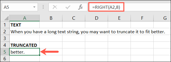 RIGHT8-ExcelTruncateText