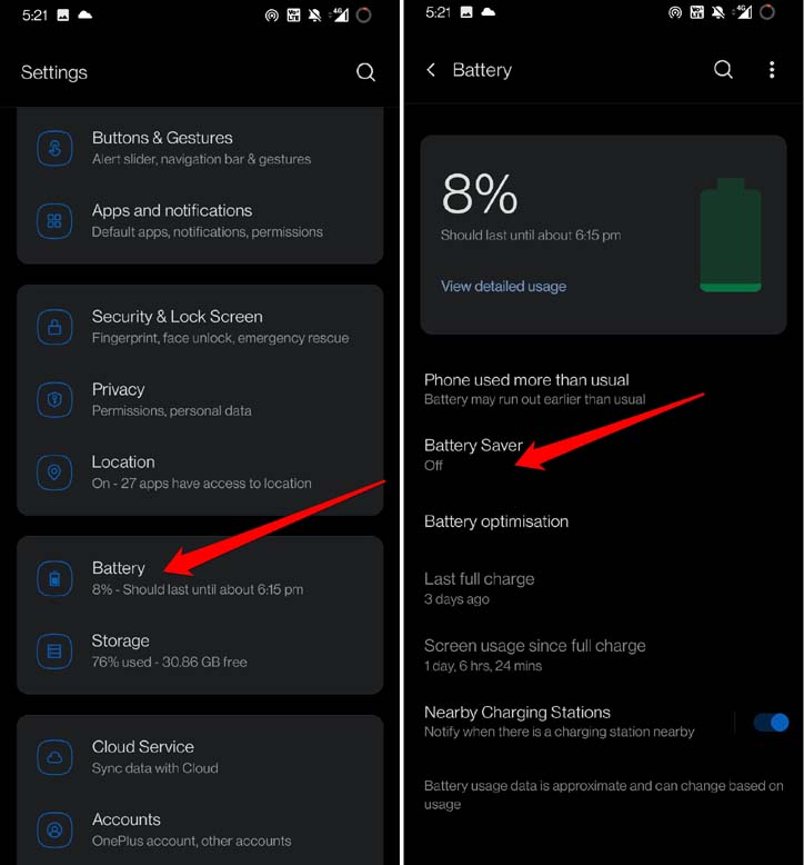 disable-power-saving-mode-on-Android