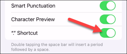 在 iPhone 上输入句点的最快方法 在 iPhone 上输入句点的最快方法
