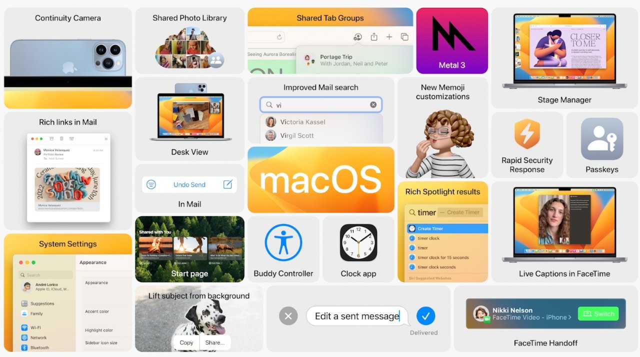 Apple 推出带有 Stage Manager 的 macOS Ventura,并将 iPhone 用作网络摄像头 Apple 推出带有 Stage Manager 的 macOS Ventura,并将 iPhone 用作网络摄像头
