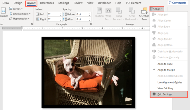 如何在 Microsoft Word 中完美对齐对象和图像 如何在 Microsoft Word 中完美对齐对象和图像