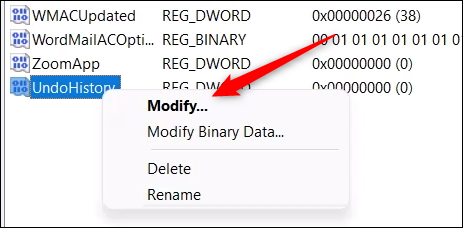 Registry Hack:修改 Microsoft Office 中的撤消限制 Registry Hack:修改 Microsoft Office 中的撤消限制