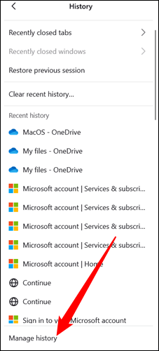 click-manage-history