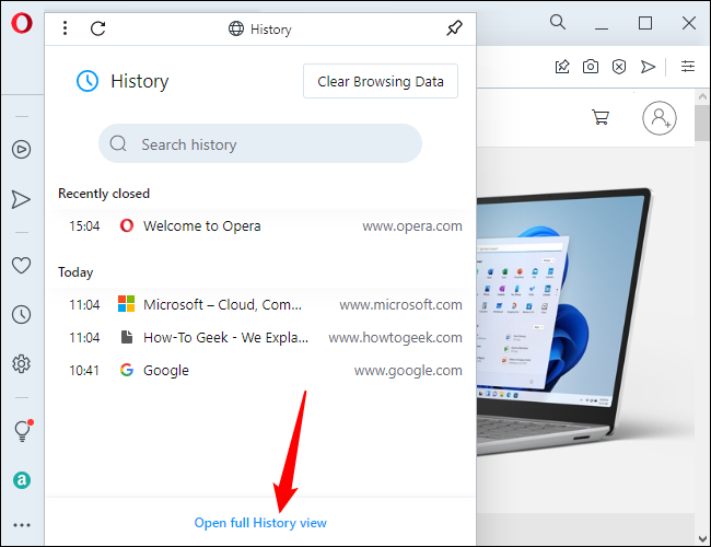 click-open-full-history-view