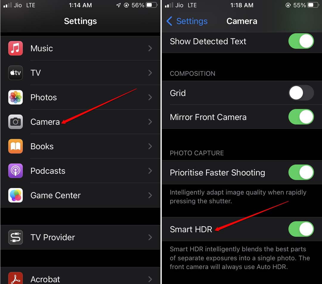 enable-smart-HDR-for-iPhone-camera