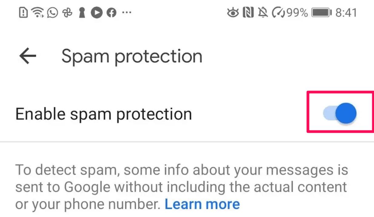 enable-spam