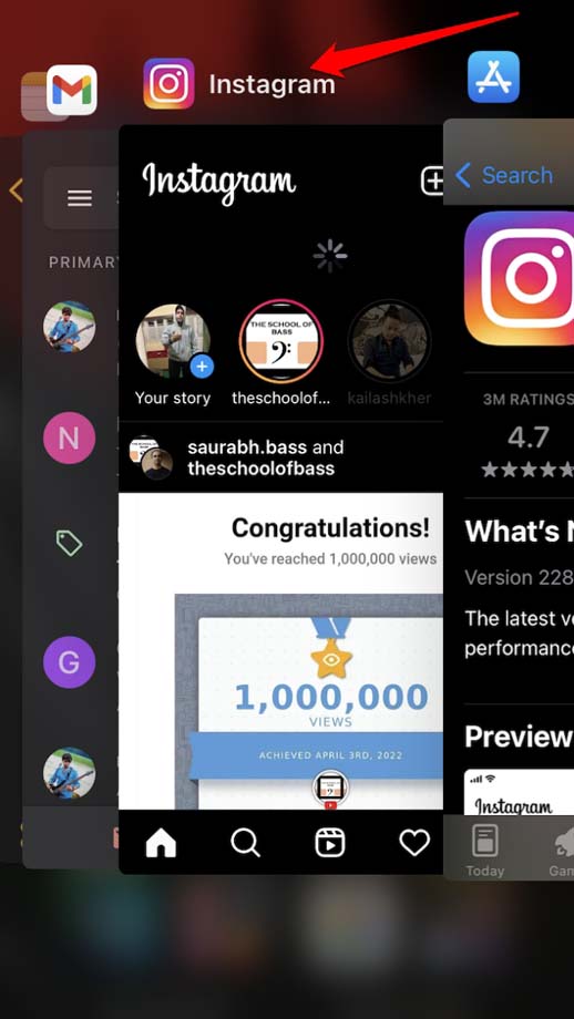 force-close-instagram-on-iOS