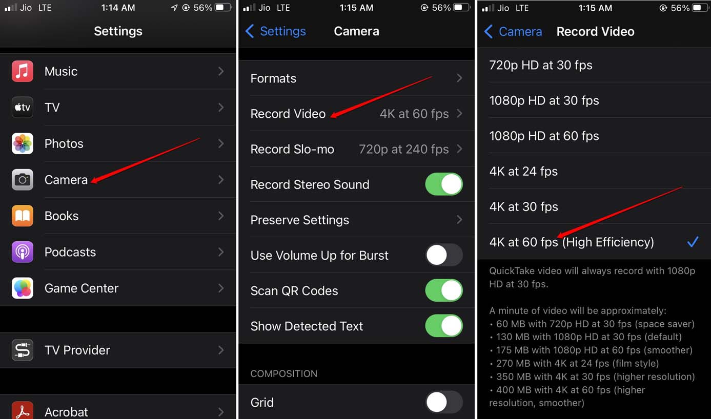 record-video-in-4K