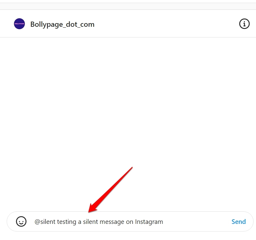 silent-message-on-Instagram-web
