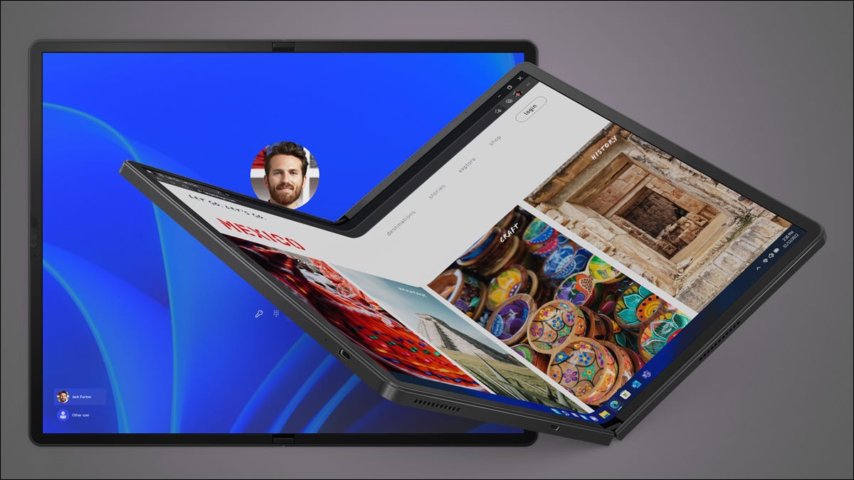 联想全新 ThinkPad X1 Fold 拥有可弯曲的 16.3 英寸屏幕 联想全新 ThinkPad X1 Fold 拥有可弯曲的 16.3 英寸屏幕