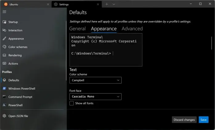 Windows Terminal 1.16 版预览版提供大量新功能 Windows Terminal 1.16 版预览版提供大量新功能