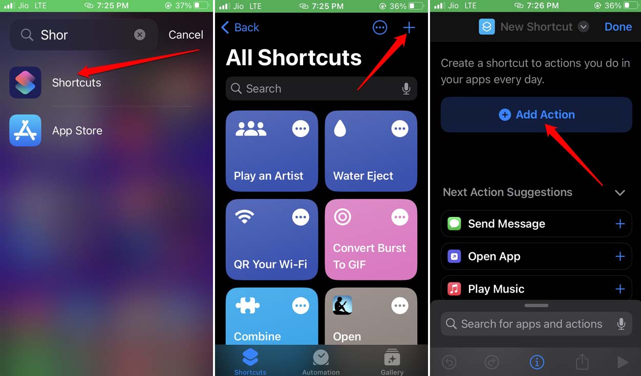 Add-new-action-in-Siri-shortcut