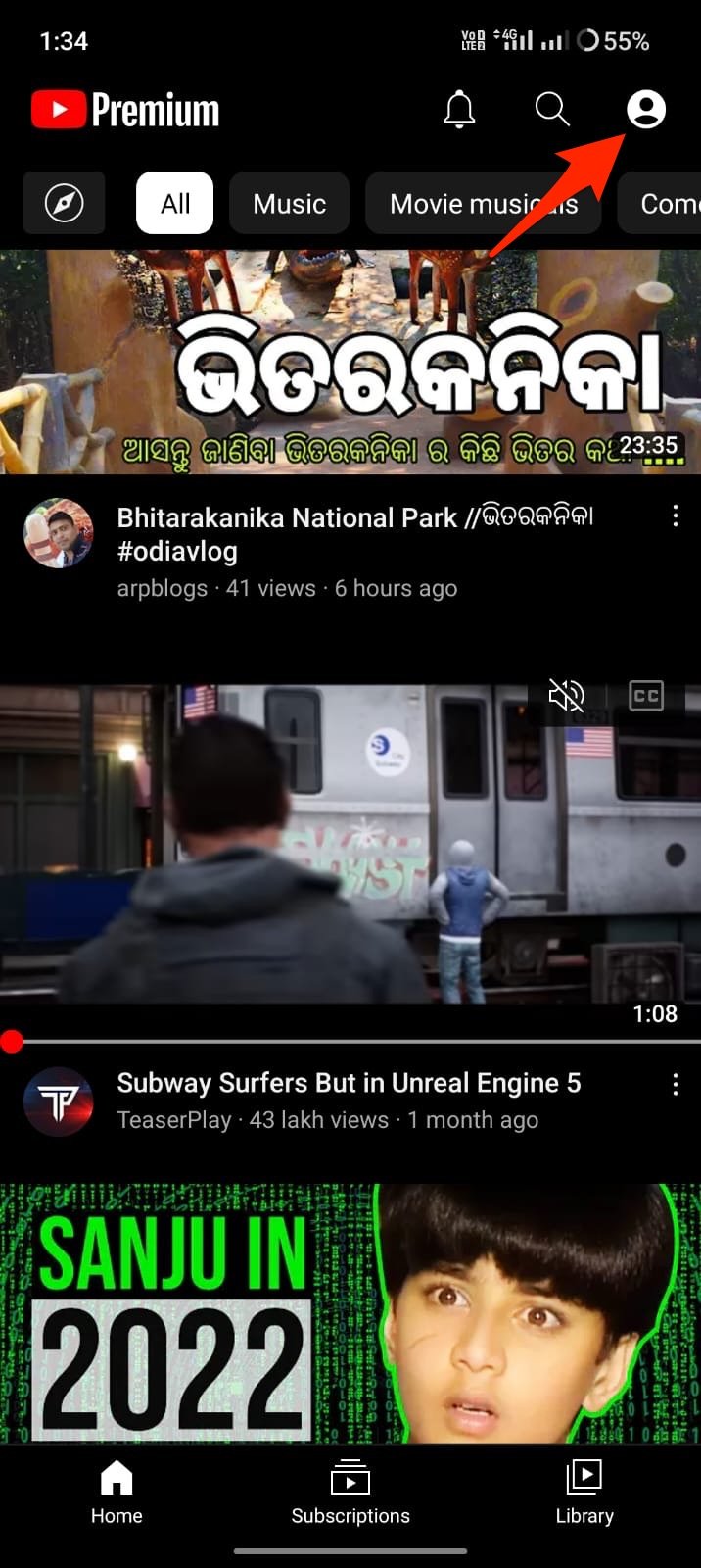 Click_on_Profile_Icon_YouTube_ReVanced