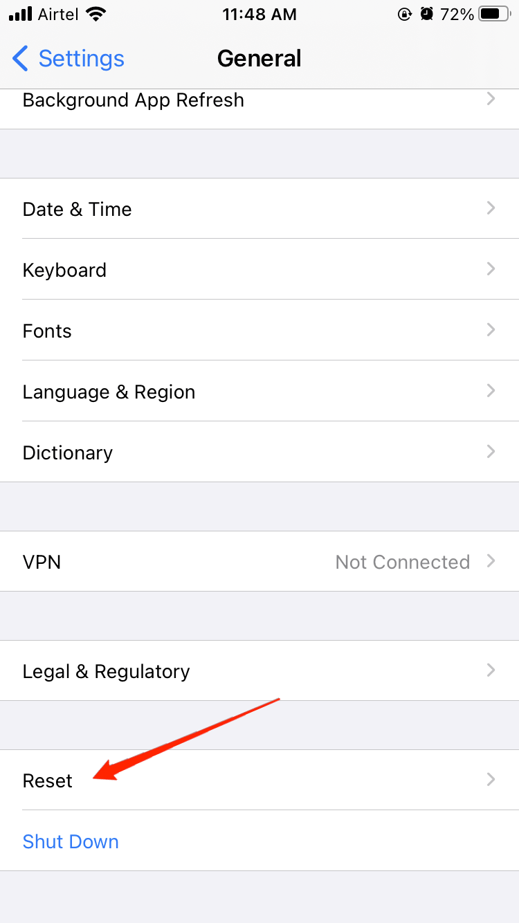Go-to-General-and-click-on-Transfer-or-Reset-iPhone