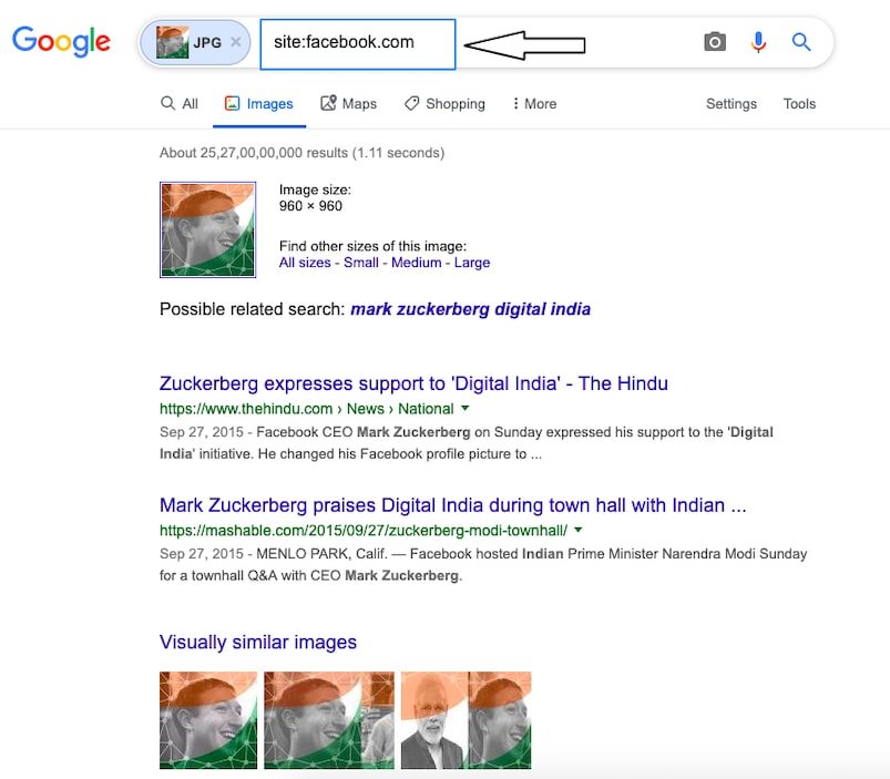 Image-Search-with-Facebook