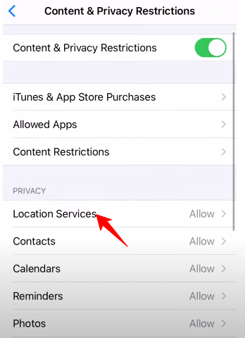 Location-services-Under-Content-Privacy