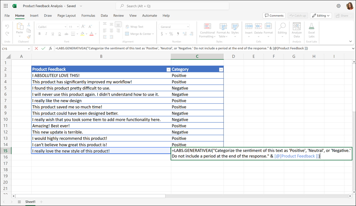 Microsoft Excel 现在具有 ChatGPT 功能 Microsoft Excel 现在具有 ChatGPT 功能