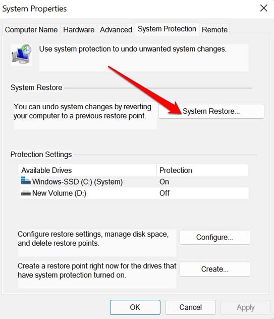 System-restore-Windows