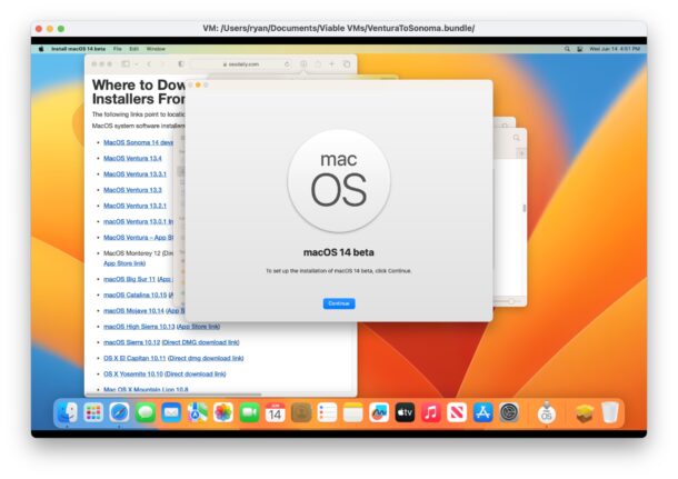 sonoma-beta-installer-open-get-macos-sonoma-beta-upgrade-virtual-machine-from-ventura-viable-1-610x431-1