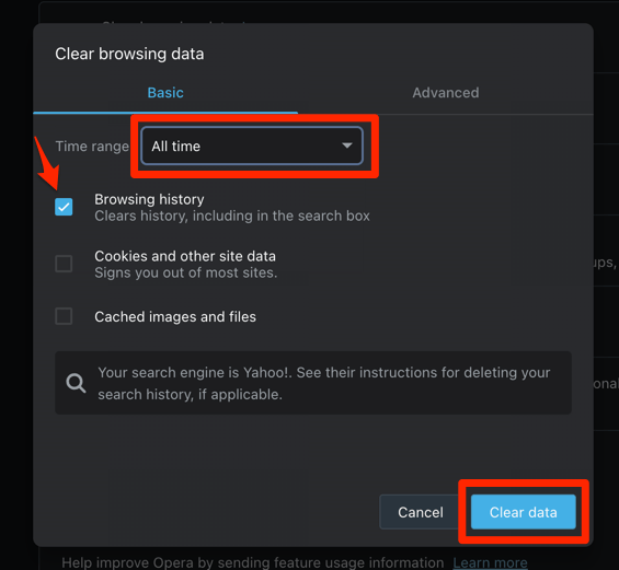 Clear_browsing_history_from_the_Clear_data_window_on_Opera_computer