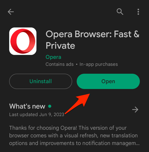 Open_Opera_browser_app_on_Android_Play_Store