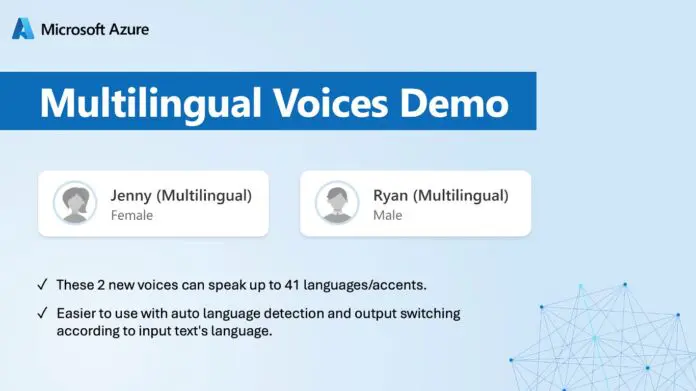 Azure AI 文本转语音添加男性语音和更多语言以提高包容性 Azure AI 文本转语音添加男性语音和更多语言以提高包容性