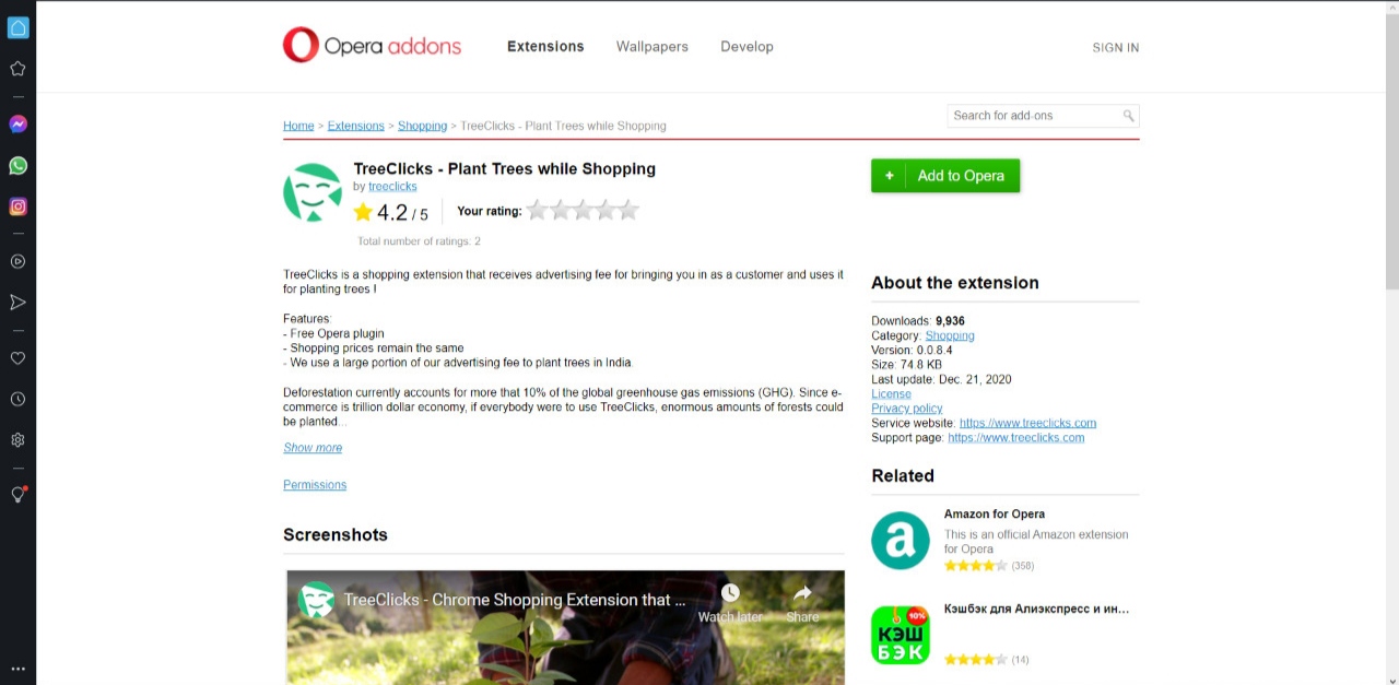 TreeClicks-Opera-Computer-Add-on