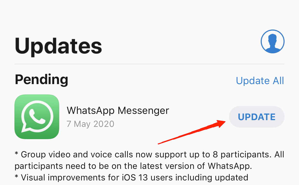 Re-install-Update-WhatsApp