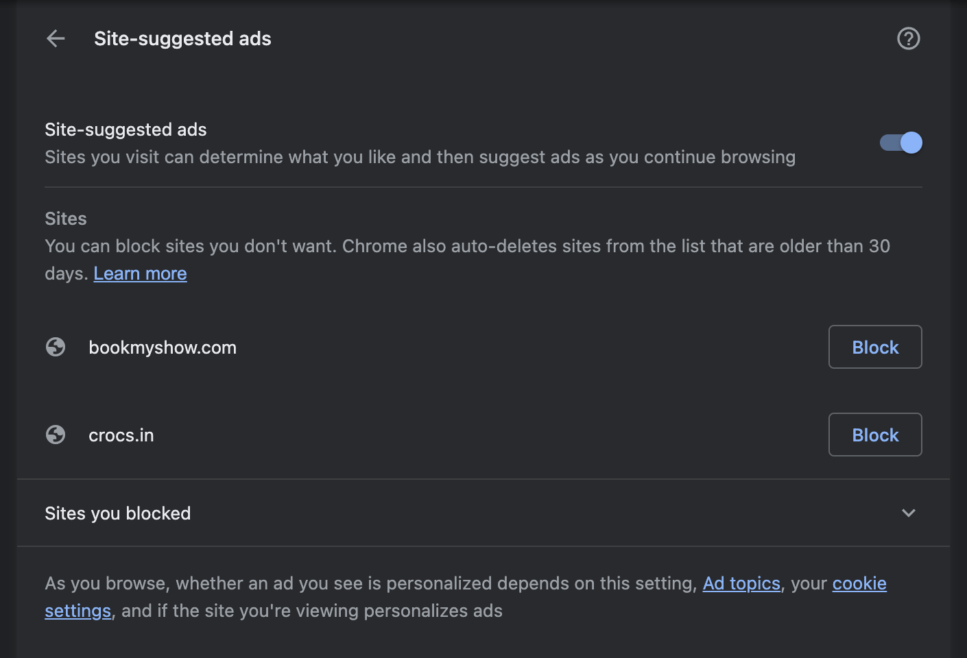 Site-suggested_ads_setup_page_in_Chrome_on_Computer