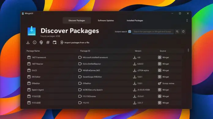 WingetUI 2.1.0 Windows 包管理界面提高了性能并添加了功能 WingetUI 2.1.0 Windows 包管理界面提高了性能并添加了功能