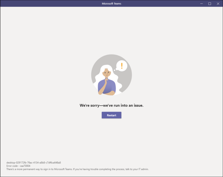 如何修复Windows上的Microsoft Teams中的“我们遇到了问题”错误? 如何修复Windows上的Microsoft Teams中的“我们遇到了问题”错误?