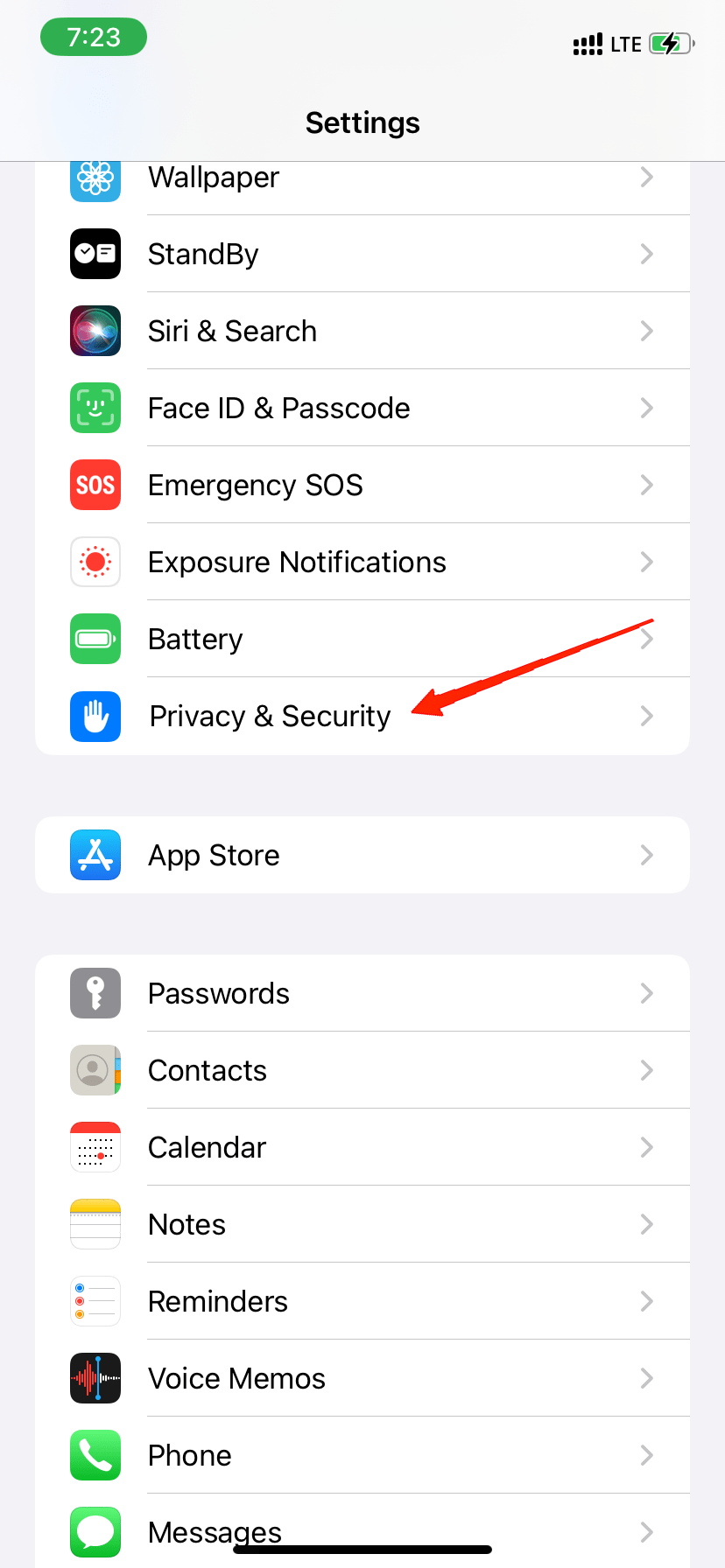 Launch-the-device-Settings-and-go-to-Privacy