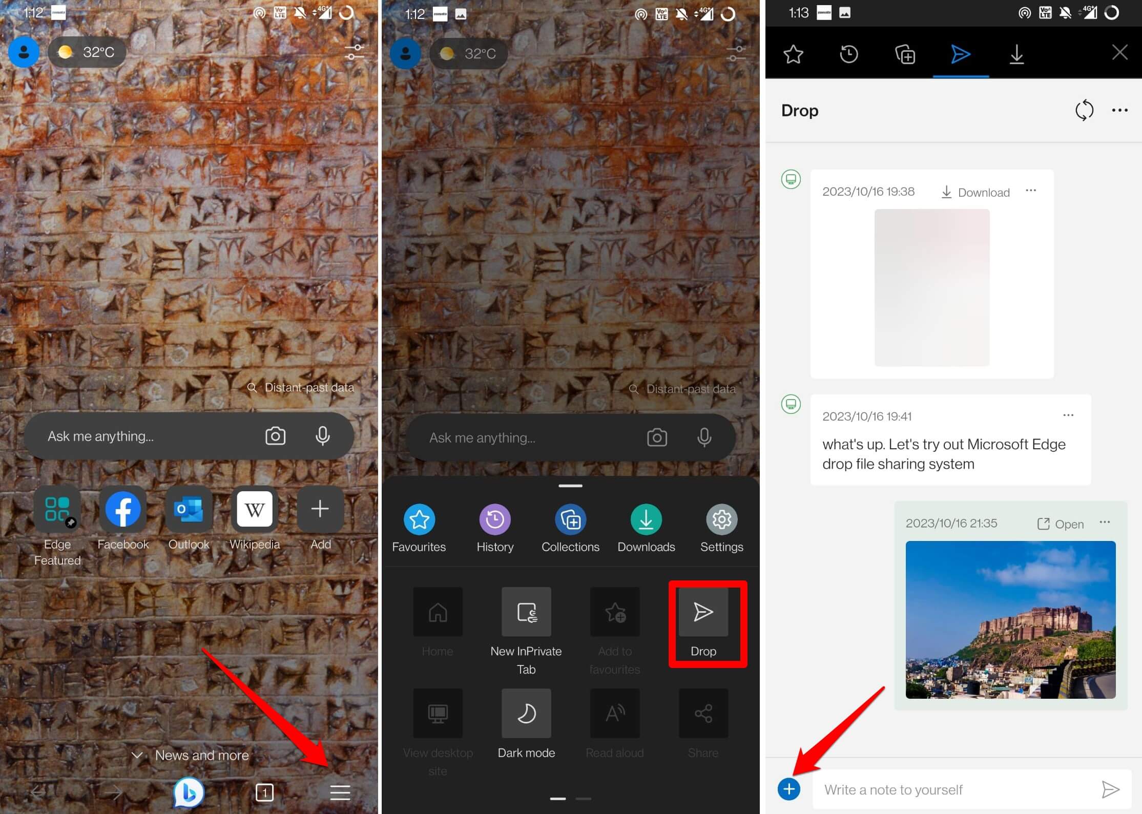 如何使用 Microsoft Edge Drop 传输文件 如何使用 Microsoft Edge Drop 传输文件