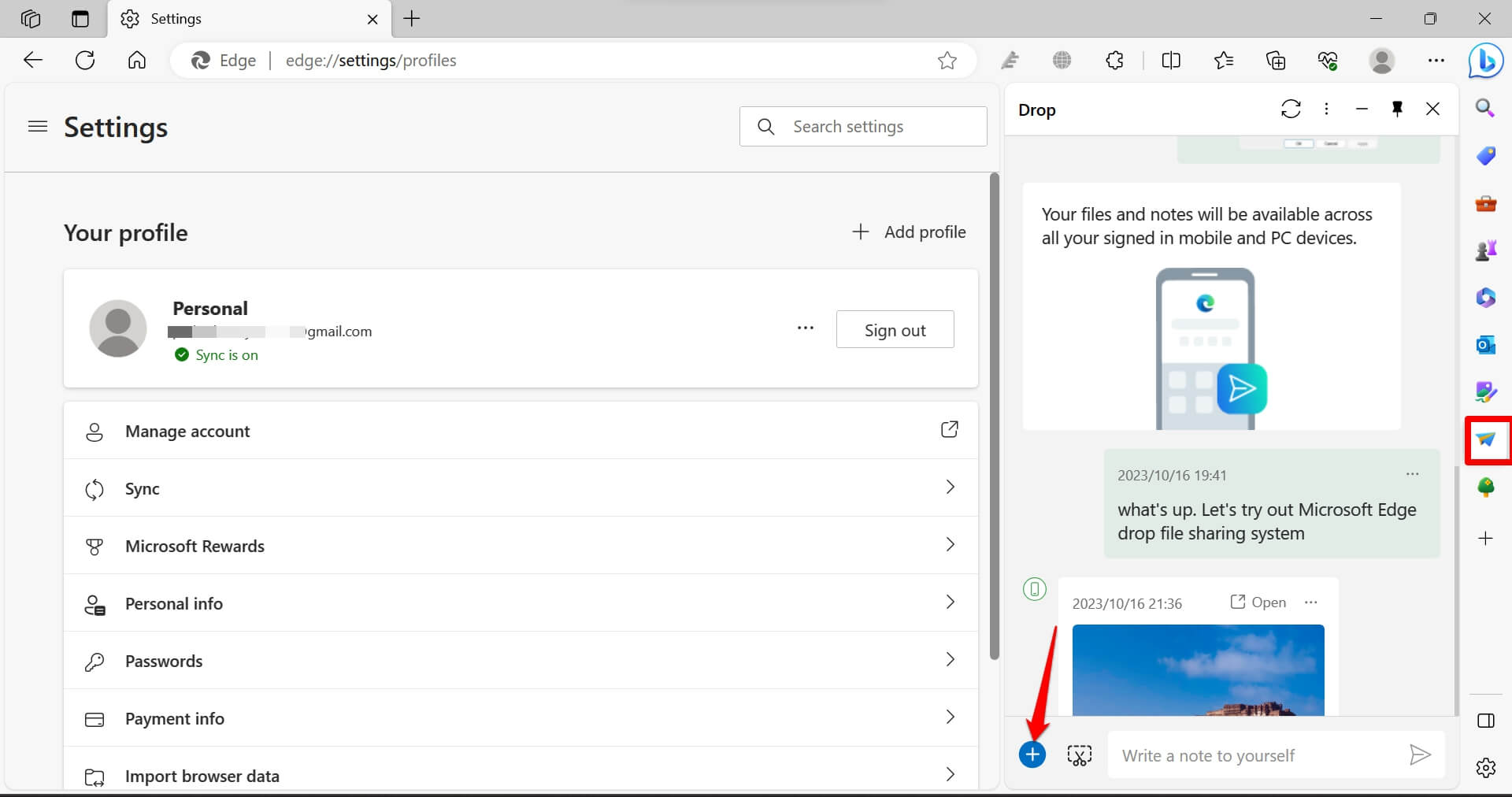 如何使用 Microsoft Edge Drop 传输文件 如何使用 Microsoft Edge Drop 传输文件