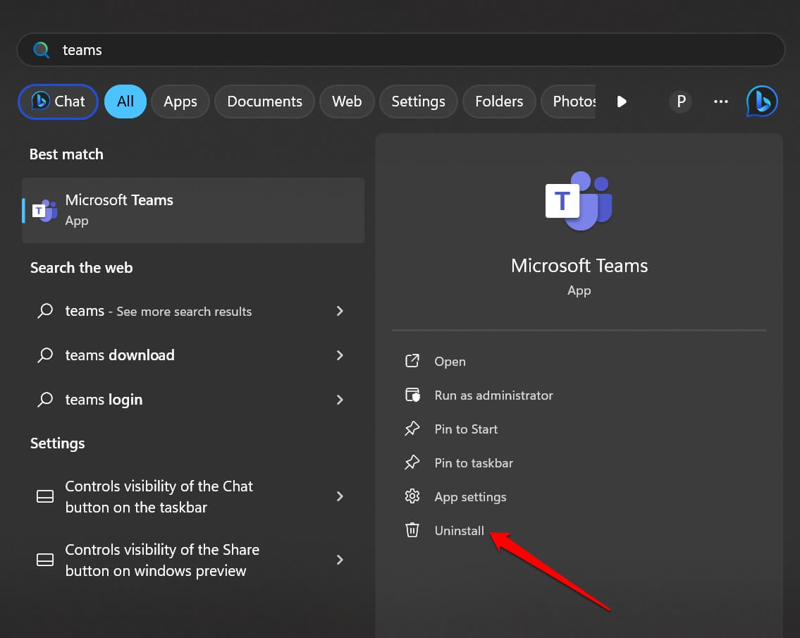 uninstall-Microsoft-Teams