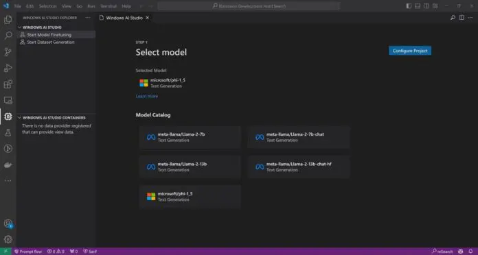 Windows AI Studio 在本地和基于云的 AI 开发之间架起桥梁 Windows AI Studio 在本地和基于云的 AI 开发之间架起桥梁