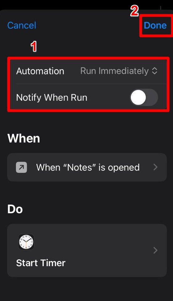 run-the-shortcut-to-lock-app-on-iPhone
