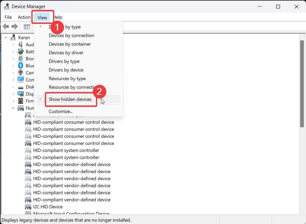 符合 HID 的触摸屏驱动程序丢失,设备管理器中不再可用 符合 HID 的触摸屏驱动程序丢失,设备管理器中不再可用