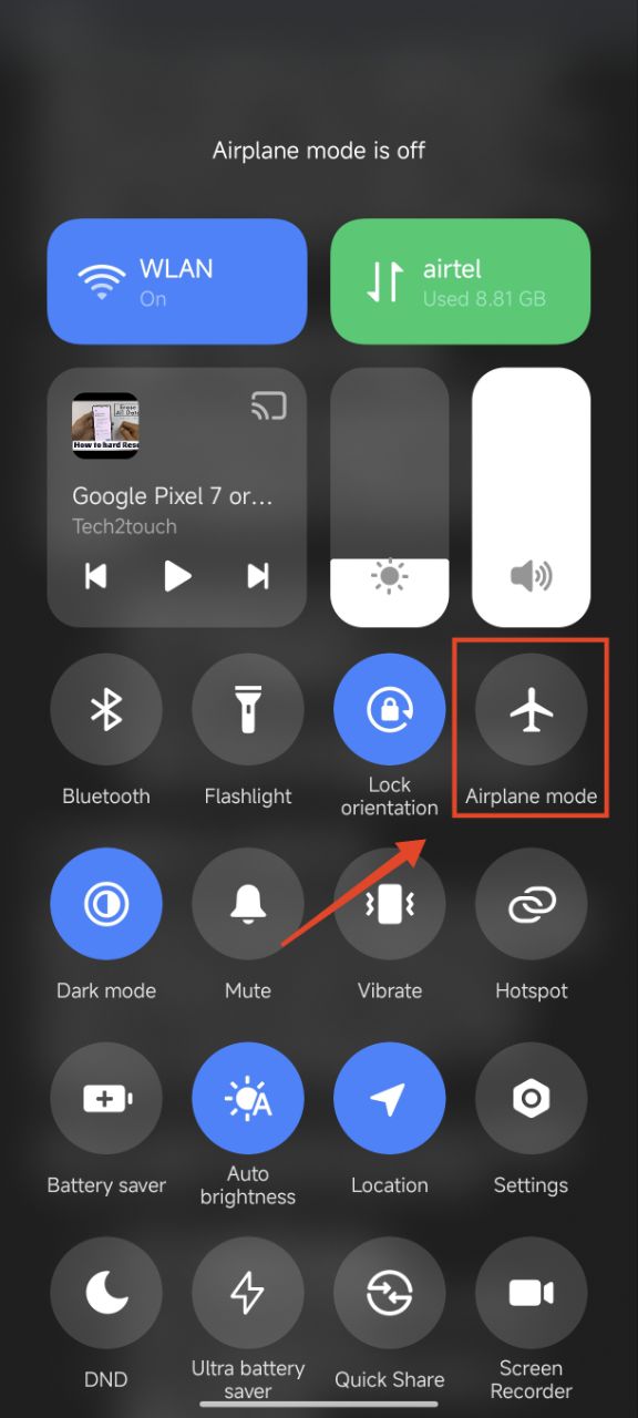 Turn-off-airplane-mode