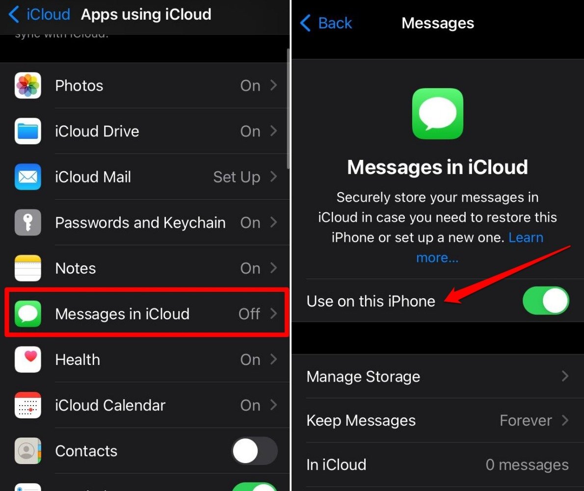 re-enable-iCloud-messages-sync