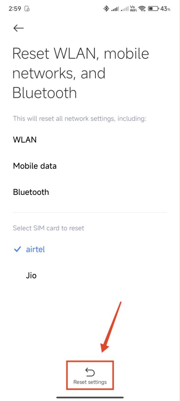 tap-on-reset-settings