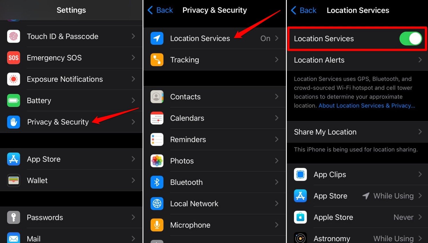 enable-location-services-on-iOS-17