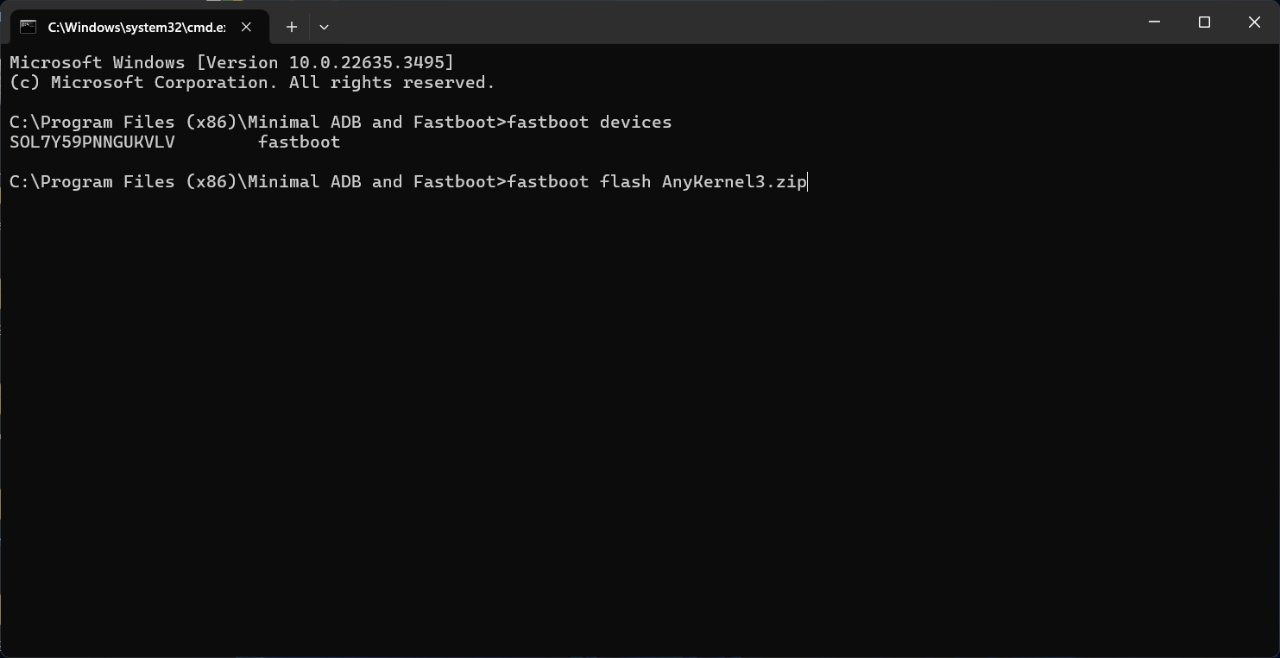 flash-AnyKernel3-zip-via-fastboot