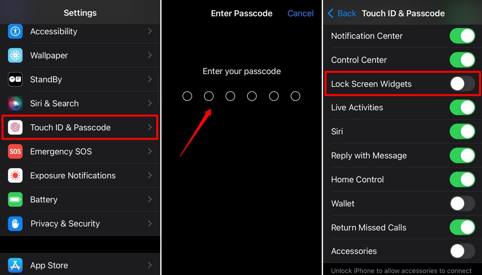 turn-off-lock-screen-widgets-on-iPhone
