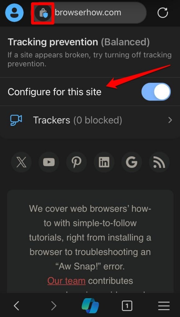 how-to-enable-tracking-protection-for-a-site-on-Edge-browser-iOS